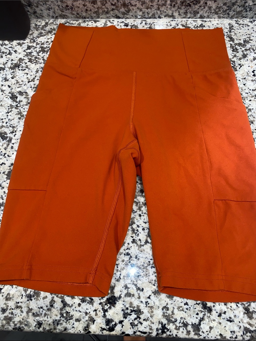 REI Women's Bike Shorts in Rust Orange